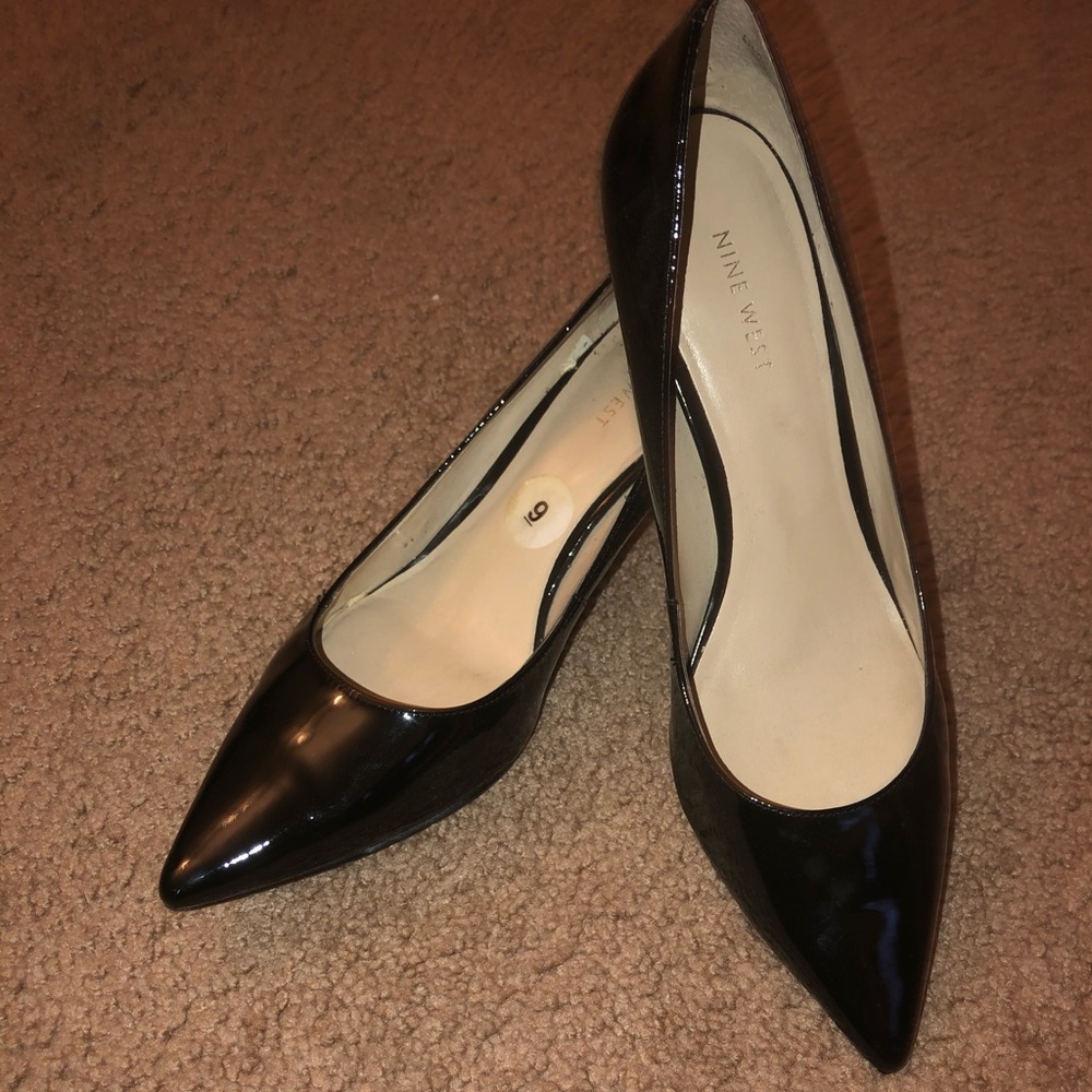 Black Patent Leather Heels